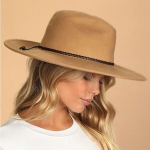 Lulus Camel Felt Tan Women's Hat
